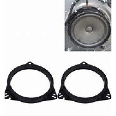 2 PCS Car Auto ABS Loudspeaker Base Protection Cover Holder Mat